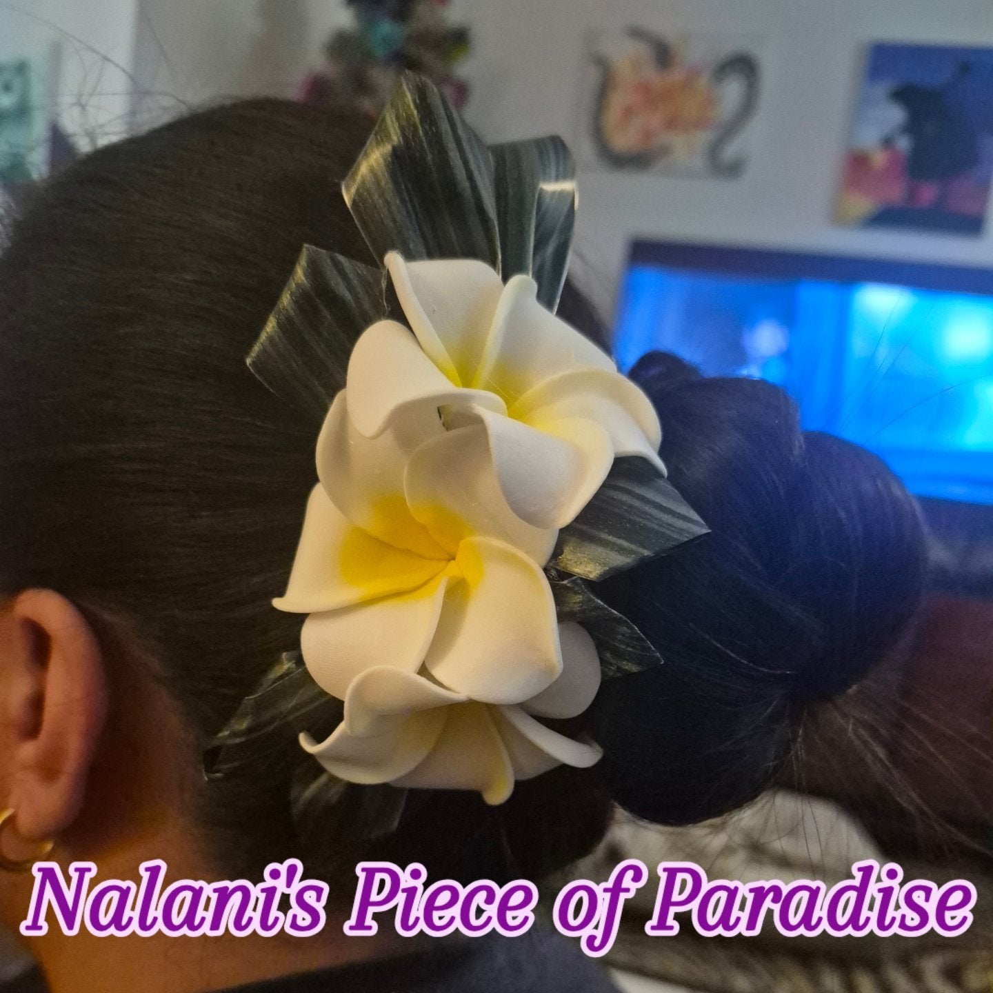 Plumeria Hair Combs
