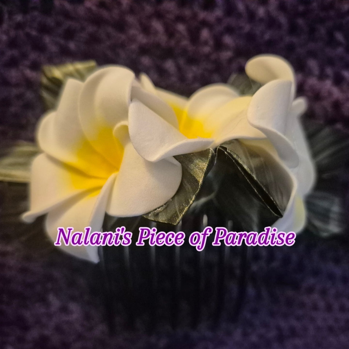Plumeria Hair Combs